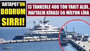 Bodrum'daki bu yatın günlüğü 8 milyon lira