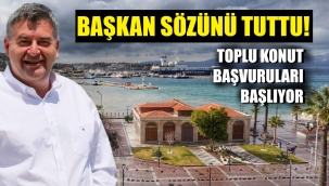 Çeşme Belediyesi toplu konut başvuruları Temmuz'da başlıyor