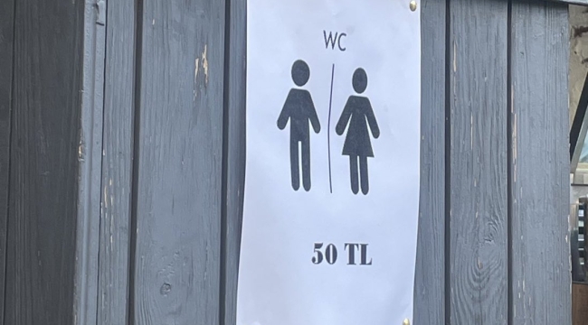 Çeşme'de tuvalet ücreti 50 lira!