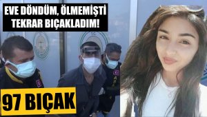 Eve döndüm hırıltı çıkarıyordu, tekrar bıçakladım