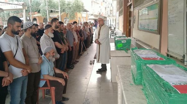 Fransa'da ölen dördüzler, Nazilli'de toprağa verildi