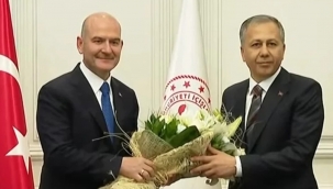 İçişleri Bakanı olan İstanbul Valisi Yerlikaya, görevi Soylu'dan devraldı