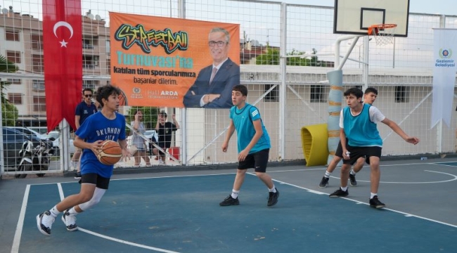 İki gün devam eden Gaziemir Streetball Turnuvası nefes kesti