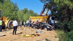 İş insanın öldüğü kazada hafriyat kamyonu sürücüsü tutuklandı