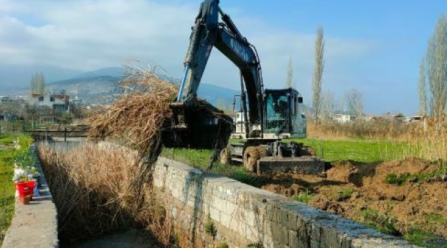 İstasyon Mahallesi'nde dere yatakları ıslah edildi