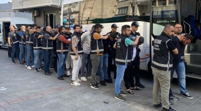 İzmir'deki suç örgütü operasyonu: 5 tutuklama