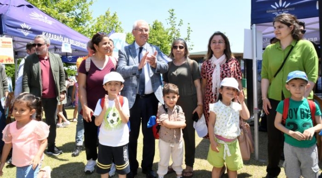 Karabağlar'da çocuklar "çevre" için Nasreddin Hoca'da buluştu