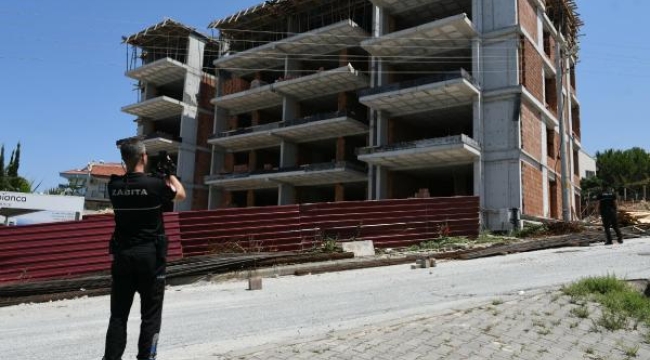 Kuşadası'nda inşaat yasaklarına uymayan 134 firmaya ceza