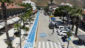 Marmaris'te caddeler yenilendi