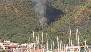Marmaris'te orman yangını