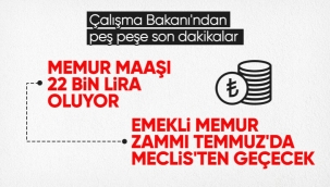 Memura en düşük 22 bin lira maaş ne zaman verilecek?