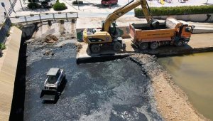 Peynircioğlu Deresi'nde temizlik çalışmaları tamamlandı