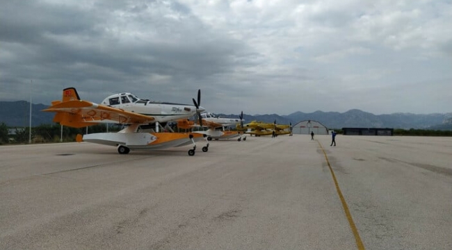 Türkiye orman yangını filosunu kurdu! Söndürme uçakları hazır