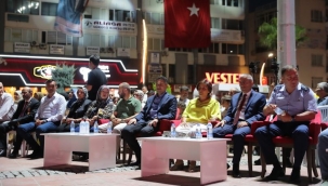 Aliağa'da 15 Temmuz Anma Programı'na halktan büyük katılım