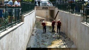 Aydın'da Kocababa Deresi temizlendi