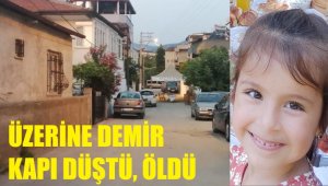 Aysima'nın üzerine sokakta demir kapı düştü