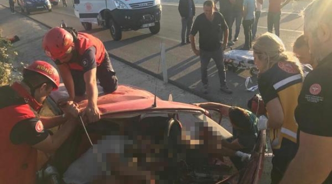 Balıkesir'de otomobil takla attı: 2 ölü, 1 yaralı
