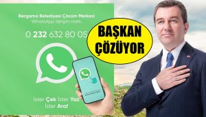 Bergama'da sorunlar WhatsApp'la çözülüyor