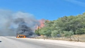 Çeşme-Urla arasında büyük yangın