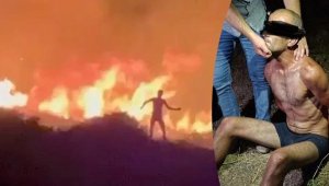 Çeşme yangını şüphelisi tutuklandı