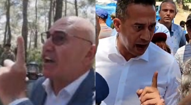 CHP'li vekiller, vatandaşa parmak salladı