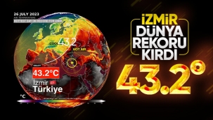 İzmir'de son 85 yılın sıcaklık rekoru!
