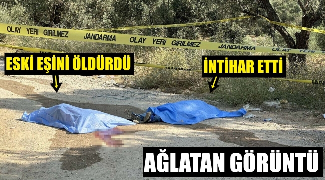 İzmir'de dehşet! Eski eşini öldürüp, intihar etti