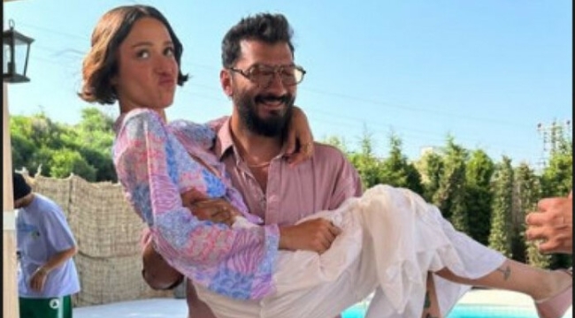 İzmirli şarkıcı, Defne Samyeli'nin sevgilisinin kucağında