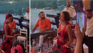 İzmirli şarkıcıdan 30. yaş gününde 'gacı' dansı