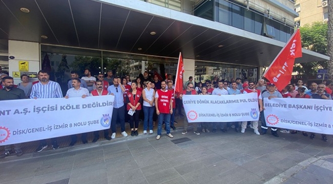 Karşıyaka Belediyesi işçileri tefecinin eline düştü