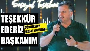 Kınık'ın yıldızları Başkan'a teşekkür etti