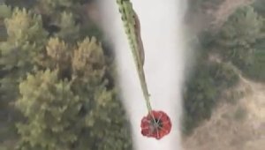 Kınık'taki orman yangını ikinci gününde