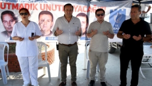 Kuşadası Belediyesi, görev şehidi çalışanlarını lokma hayrıyla andı