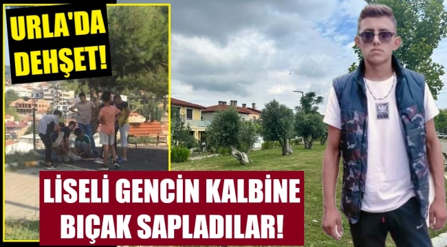 Liseli genç parkta kalbinden bıçaklandı