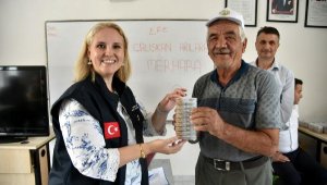 Manisa'da belediye tarafından 50 üreticiye 500 ana arı dağıtıldı