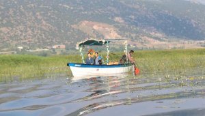 Nilüferleri ile ünlü Işıklı Gölü'nü 30 bin kişi ziyaret etti