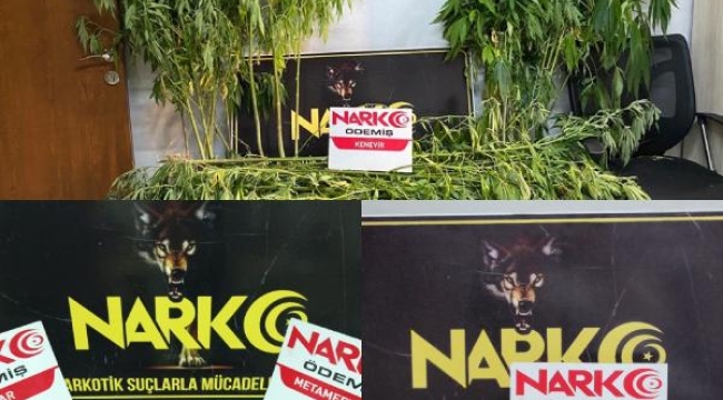 Ödemiş'te uyuşturucu ticaretine 4 gözaltı