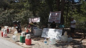 Orman yangınına karşı 'bidonlu' önlem