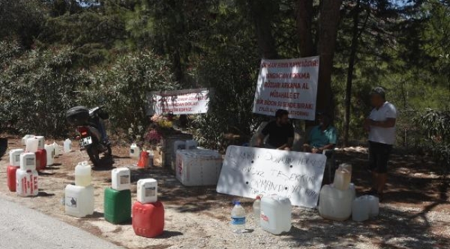 Orman yangınına karşı 'bidonlu' önlem