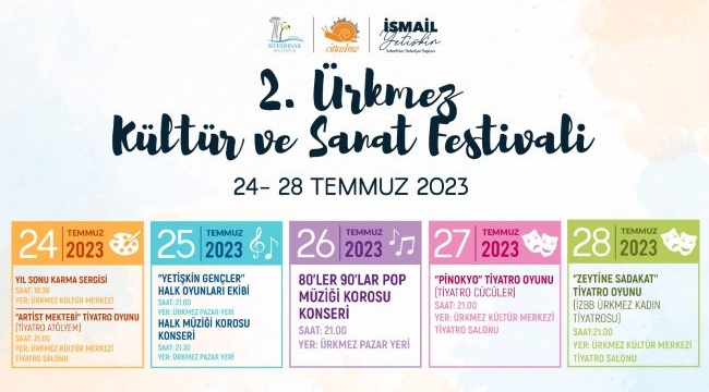 Seferihisar Belediyesi, Ürkmez'de 5 gün sanat festivali yapacak