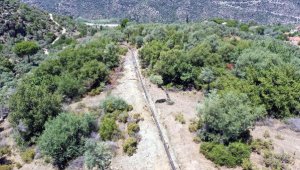 Söke Karakaya'da çelik boru isale hattı tamamlandı