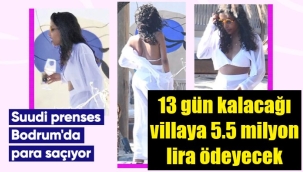 Suudi prenses tatil için Bodrum'da