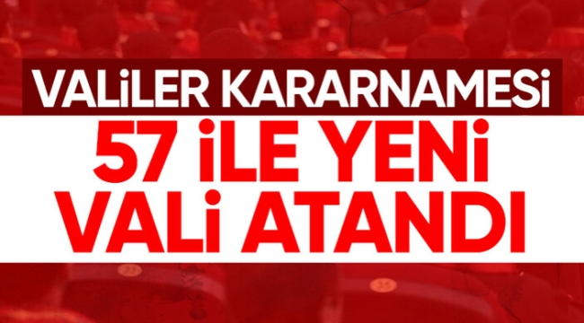 57 ile yeni vali! İzmir Valisi de değişti