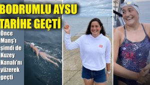 Açık su yüzücüsü Aysu bir ilki başardı