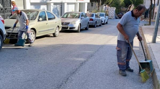 Alaşehir'de temizlik çalışmaları sürüyor