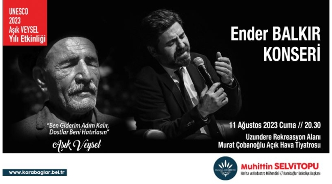 Aşık Veysel türküleriyle anılacak