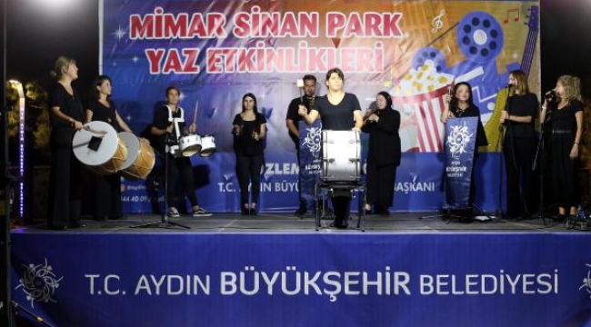 Aydın'da Tekstil Park'ta sinema, Mimar Sinan Parkı'nda ise müzik keyfi
