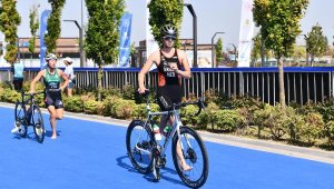 Balıkesir'de Avrupa Triatlon Şampiyonası heyecanı yaşandı