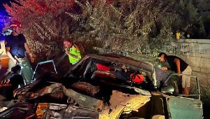 Bandırma'da feci kaza: 6 yaralı