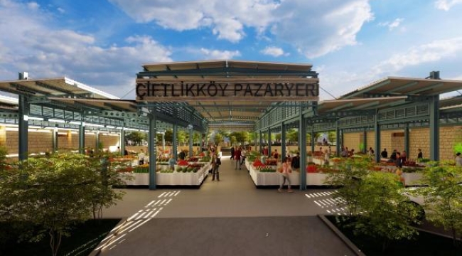 Başkan Oran'dan Çeşme Çiftlikköy'e kapalı pazar yeri ve masal evi